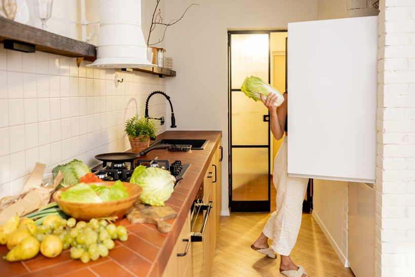 mała kuchnia w bloku